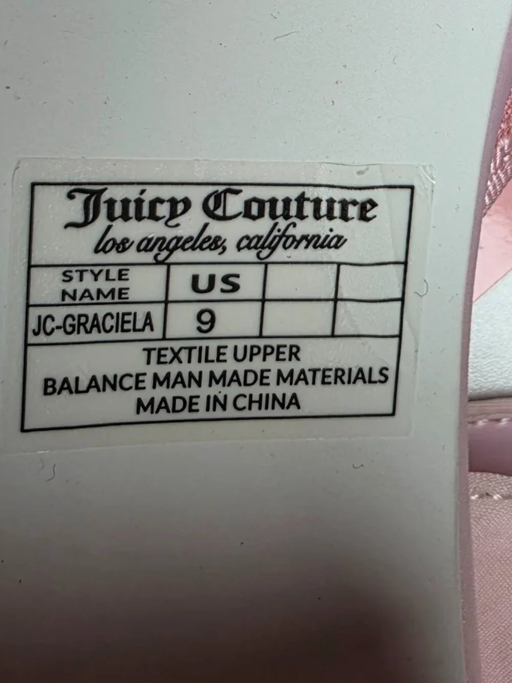 Juicy Couture Graciela Patform Pink Mesh Retro Barbiecore Sandals Sz 9M